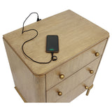 Arini 3-drawer Nightstand Sand Wash - Tampa Furniture Outlet