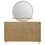 Arini 8-drawer Dresser with Mirror Sand Wash - Tampa Furniture Outlet