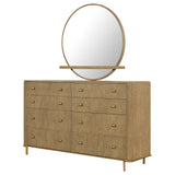 Arini 8-drawer Dresser with Mirror Sand Wash - Tampa Furniture Outlet