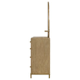 Arini 8-drawer Dresser with Mirror Sand Wash - Tampa Furniture Outlet