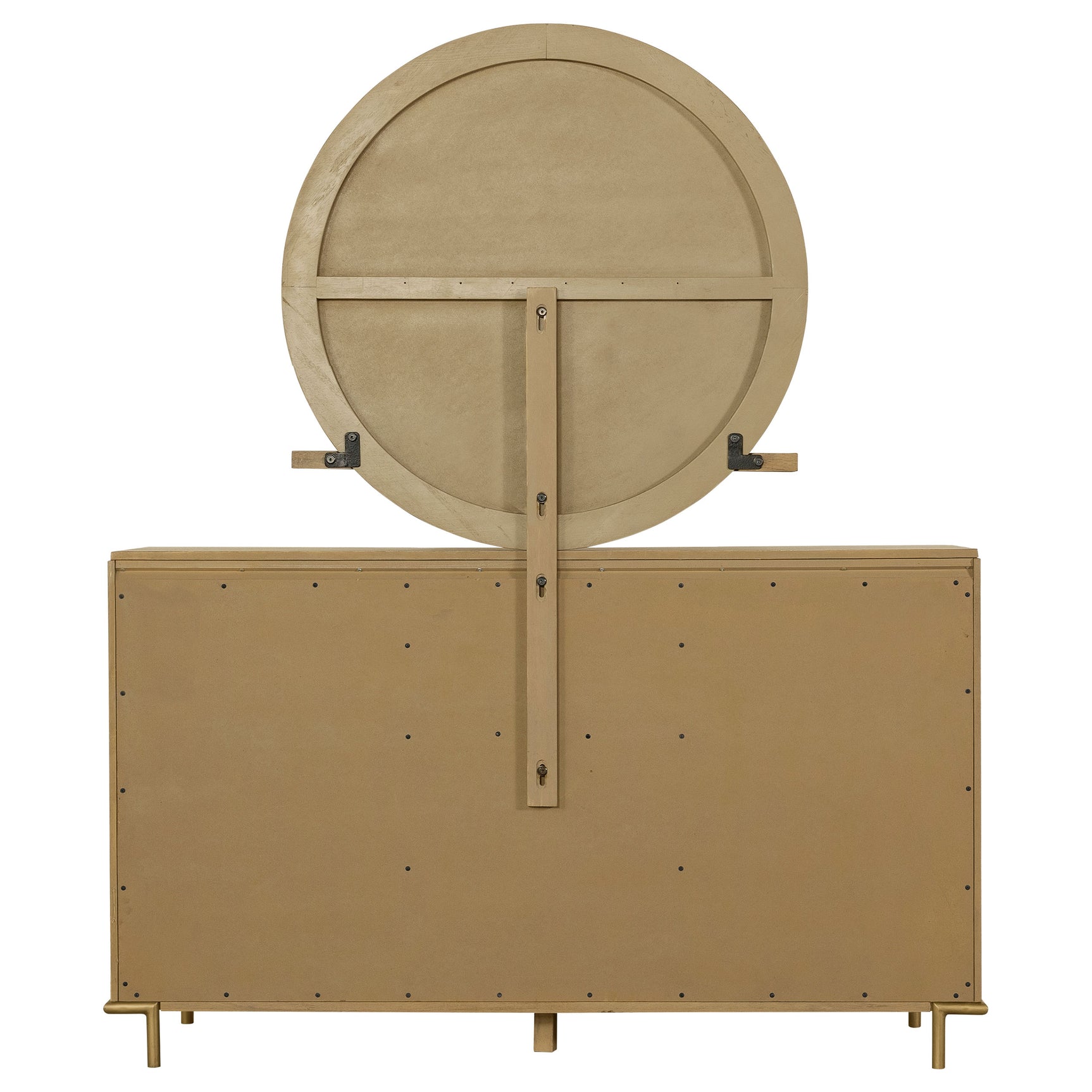 Arini 8-drawer Dresser with Mirror Sand Wash - Tampa Furniture Outlet