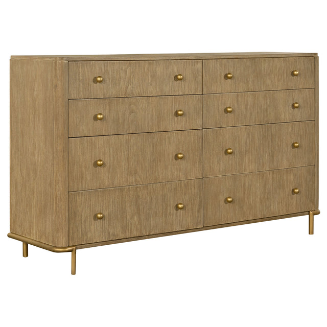 Tampa Furniture Outlet - Coaster - Arini 8-drawer Dresser Sand Wash - 224303
