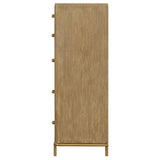 Arini 5-drawer Bedroom Chest Sand Wash - Tampa Furniture Outlet
