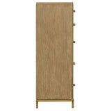 Arini 5-drawer Bedroom Chest Sand Wash - Tampa Furniture Outlet