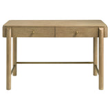 Arini 2-piece Makeup Vanity Table and Mirror Set Sand Wash - Tampa Furniture Outlet