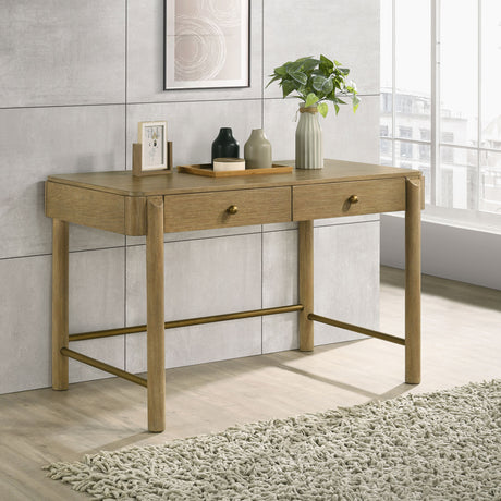 Arini 2-drawer Vanity Desk Makeup Table Sand Wash - Tampa Furniture Outlet