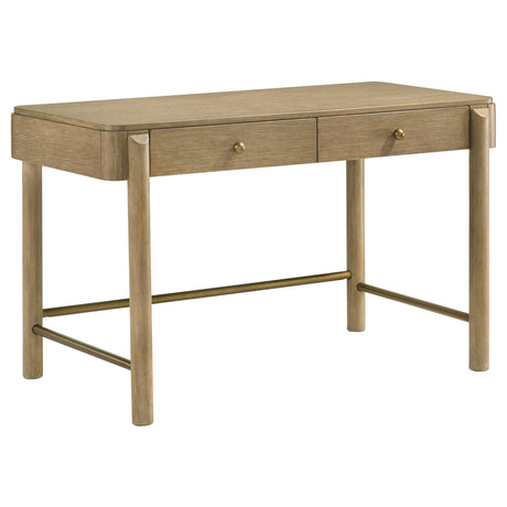 Tampa Furniture Outlet - Coaster - Arini 2-drawer Vanity Desk Makeup Table Sand Wash - 224307
