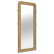 Tampa Furniture Outlet - Coaster - Arini Cane Weave Full Length Standing Floor Mirror Sand Wash - 224309