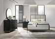 Tampa Furniture Outlet - Coaster - Arini 4-piece Eastern King Bedroom Set Black and Grey - 224331KE-S4