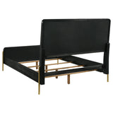 Arini 5-piece Eastern King Bedroom Set Cream and Black - Tampa Furniture Outlet