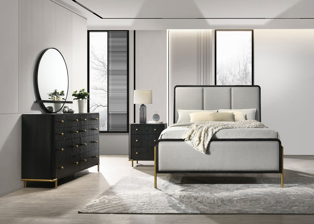 Tampa Furniture Outlet - Coaster - Arini 4-piece Queen Bedroom Set Black and Grey - 224331Q-S4