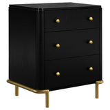 Tampa Furniture Outlet - Coaster - Arini 3-drawer Nightstand Black - 224332