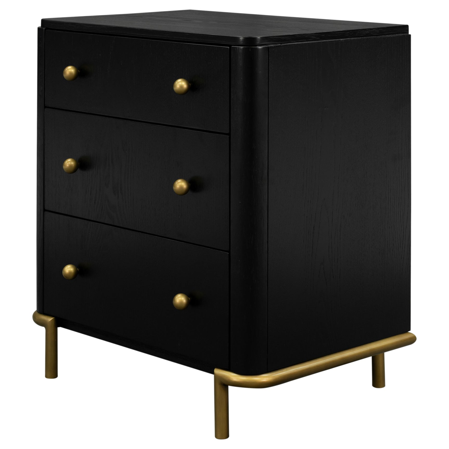 Arini 3-drawer Nightstand Black - Tampa Furniture Outlet