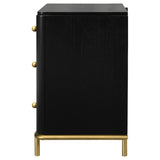 Arini 3-drawer Nightstand Black - Tampa Furniture Outlet
