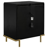Arini 3-drawer Nightstand Black - Tampa Furniture Outlet