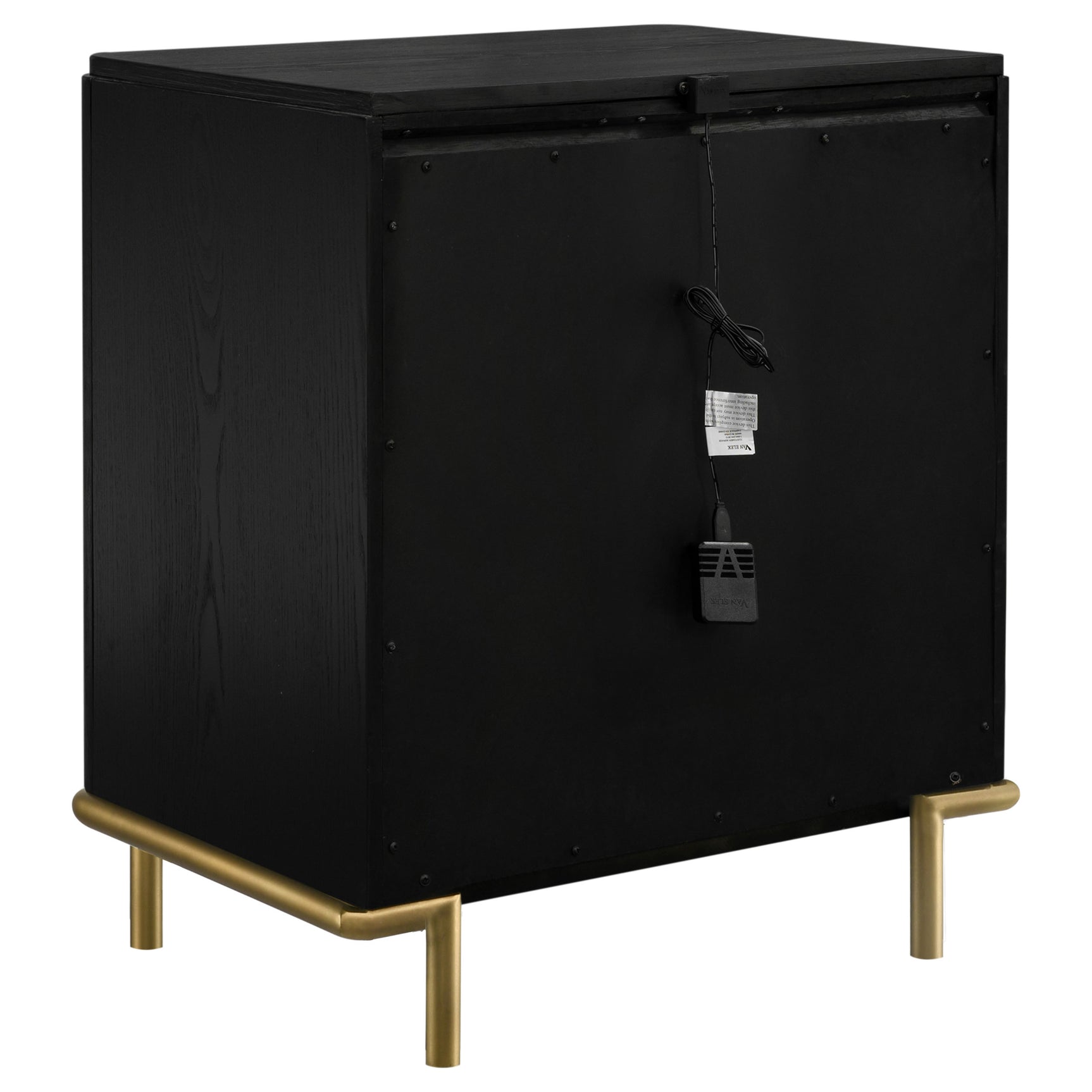 Arini 3-drawer Nightstand Black - Tampa Furniture Outlet
