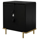 Arini 3-drawer Nightstand Black - Tampa Furniture Outlet