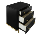 Arini 3-drawer Nightstand Black - Tampa Furniture Outlet