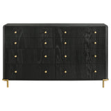 Arini 8-drawer Dresser Black