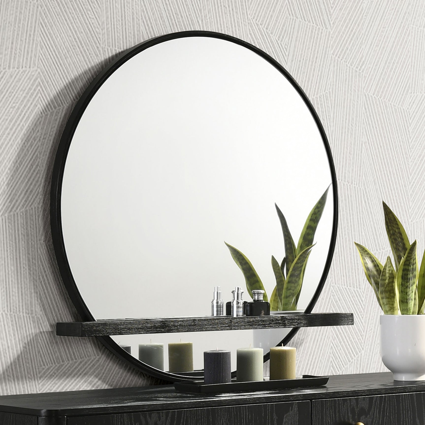 Arini Dresser Mirror Black - Tampa Furniture Outlet