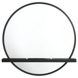Arini 2-piece Makeup Vanity Table and Mirror Set Black - Tampa Furniture Outlet