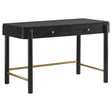 Tampa Furniture Outlet - Coaster - Arini 2-drawer Vanity Desk Makeup Table Black - 224337
