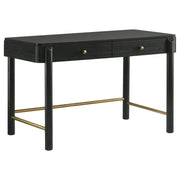 Tampa Furniture Outlet - Coaster - Arini 2-drawer Vanity Desk Makeup Table Black - 224337