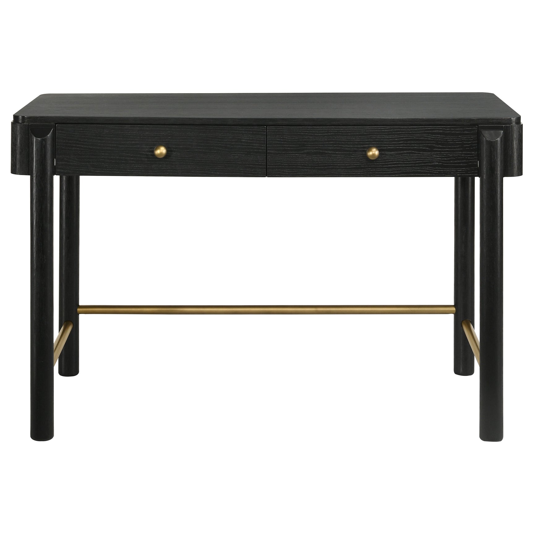 Arini 2-drawer Vanity Desk Makeup Table Black - Tampa Furniture Outlet