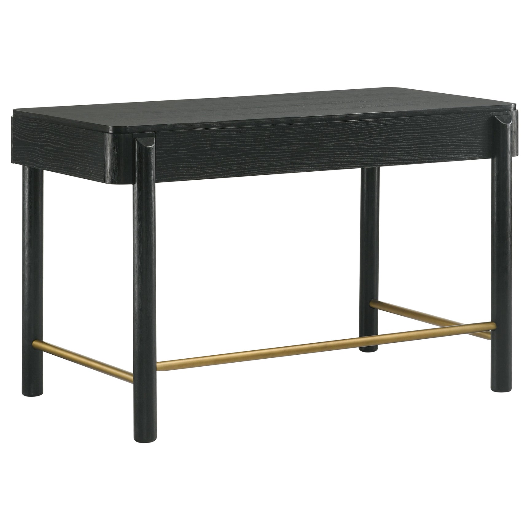 Arini 2-drawer Vanity Desk Makeup Table Black - Tampa Furniture Outlet