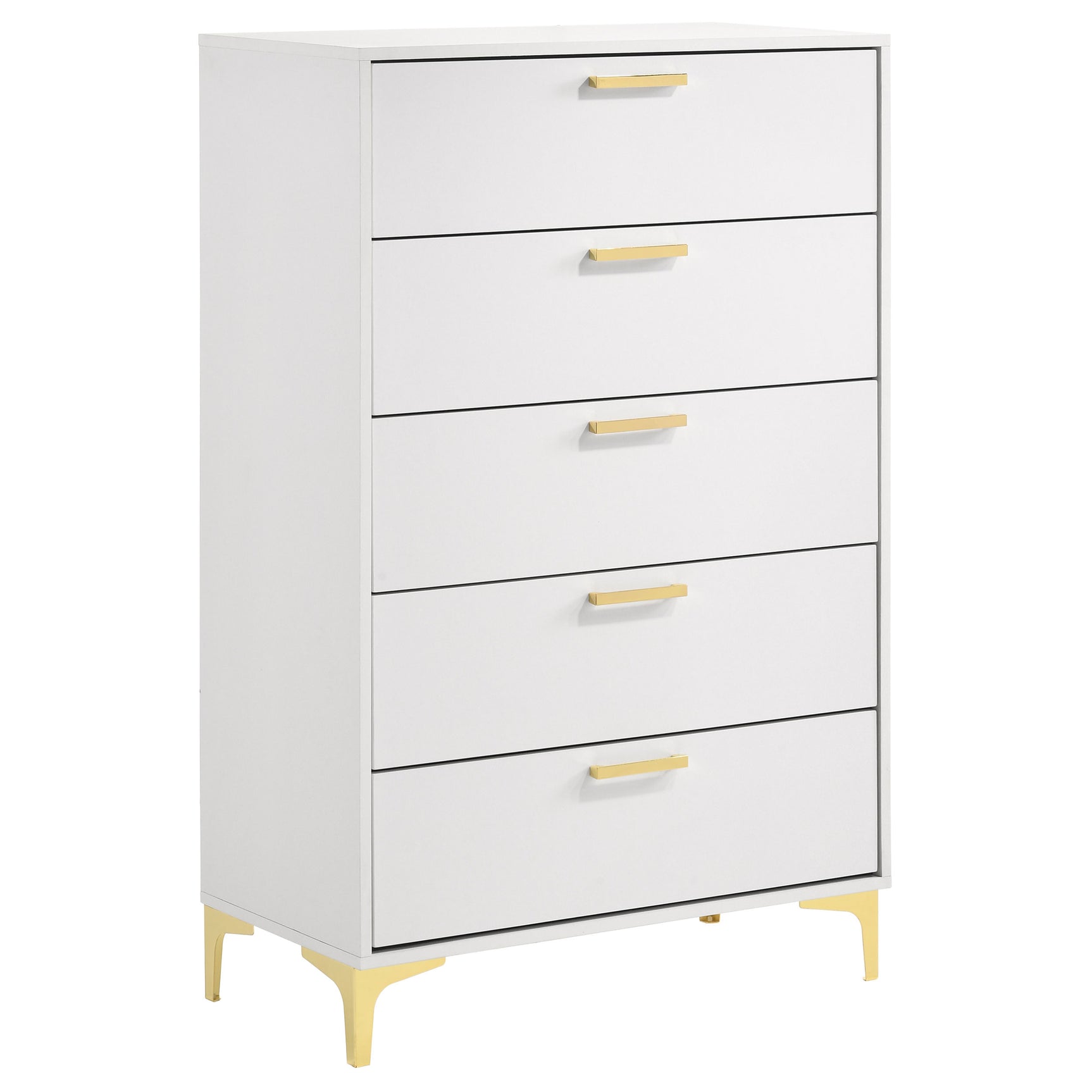 Kendall 5-piece Eastern King Bedroom Set White - Tampa Furniture Outlet