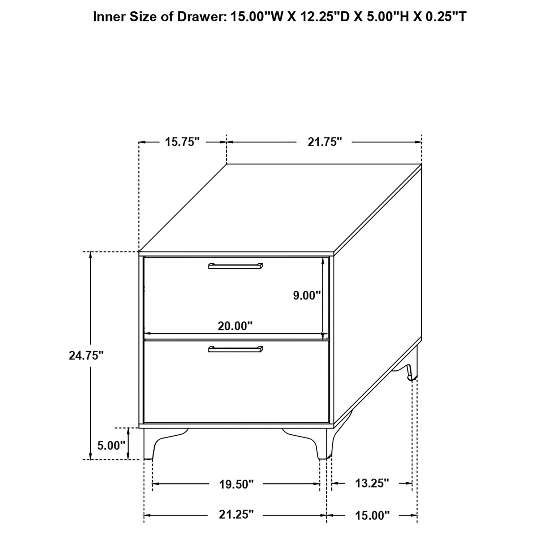 Kendall 5-piece Eastern King Bedroom Set White - Tampa Furniture Outlet