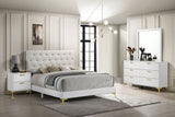 Tampa Furniture Outlet - Coaster - Kendall 4-piece California King Bedroom Set White - 224401KW-S4
