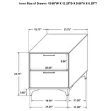 Kendall 4-piece California King Bedroom Set White - Tampa Furniture Outlet