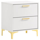 Kendall 5-piece California King Bedroom Set White - Tampa Furniture Outlet