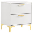 Tampa Furniture Outlet - Coaster - Kendall 2-drawer Nightstand White - 224402