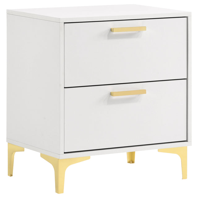 Tampa Furniture Outlet - Coaster - Kendall 2-drawer Nightstand White - 224402