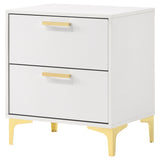 Kendall 2-drawer Nightstand White - Tampa Furniture Outlet