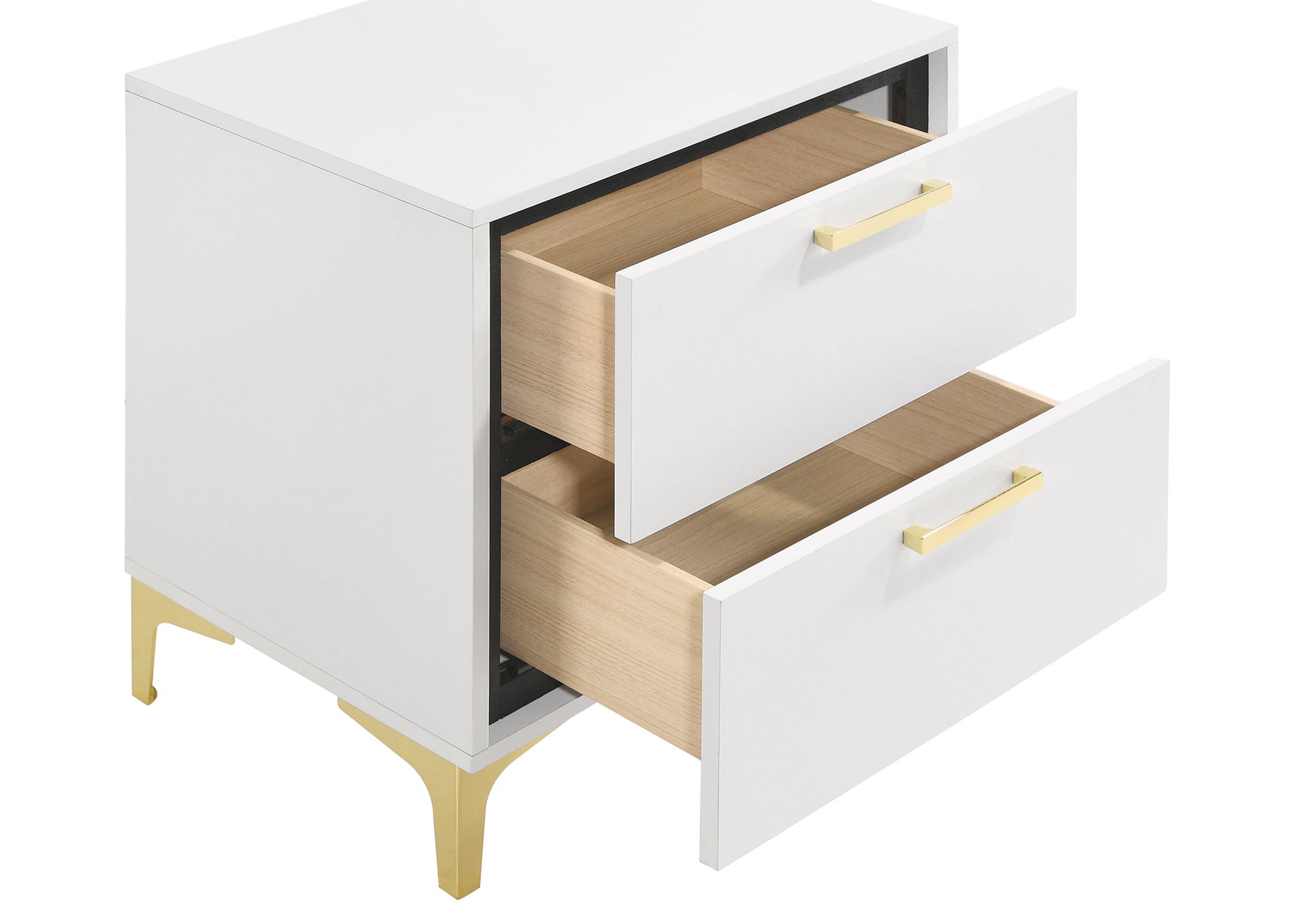 Kendall 2-drawer Nightstand White - Tampa Furniture Outlet
