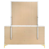 Kendall 6-drawer Dresser with Mirror White - Tampa Furniture Outlet