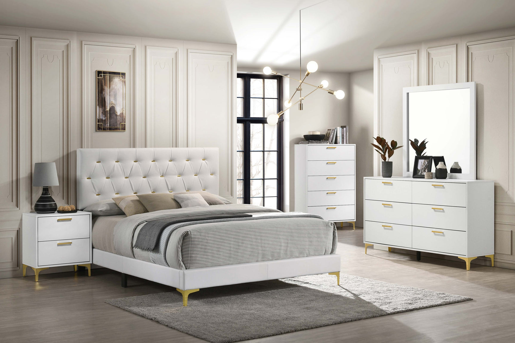 Kendall 6-drawer Dresser White - Tampa Furniture Outlet