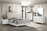 Kendall Dresser Mirror White - Tampa Furniture Outlet