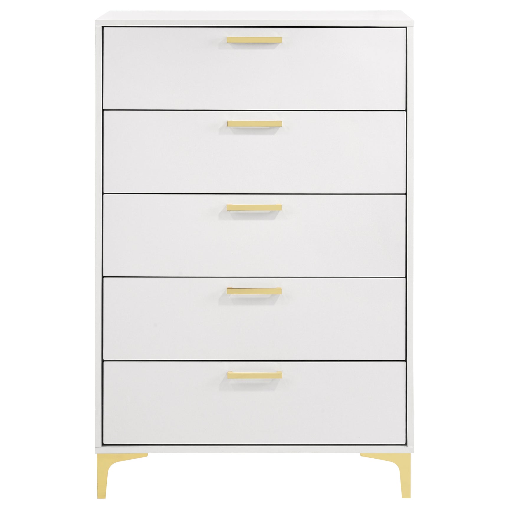 Kendall 5-drawer Bedroom Chest White - Tampa Furniture Outlet