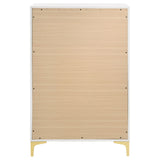 Kendall 5-drawer Bedroom Chest White - Tampa Furniture Outlet