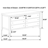 Wilkes 5-piece Full Bedroom Set Dark Cocoa