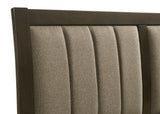 Wilkes 51-inch Upholstered Full Bed Dark Cocoa - Tampa Furniture Outlet