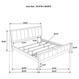 Wilkes 4-piece California King Bedroom Set Dark Cocoa - Tampa Furniture Outlet