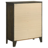 Wilkes 5-piece Queen Bedroom Set Dark Cocoa - Tampa Furniture Outlet