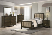 Tampa Furniture Outlet - Coaster - Wilkes 5-piece Twin Bedroom Set Dark Cocoa - 224421T-S5