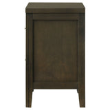 Wilkes 2-drawer Nightstand Bedside Table Dark Cocoa - Tampa Furniture Outlet