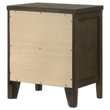 Wilkes 2-drawer Nightstand Bedside Table Dark Cocoa - Tampa Furniture Outlet